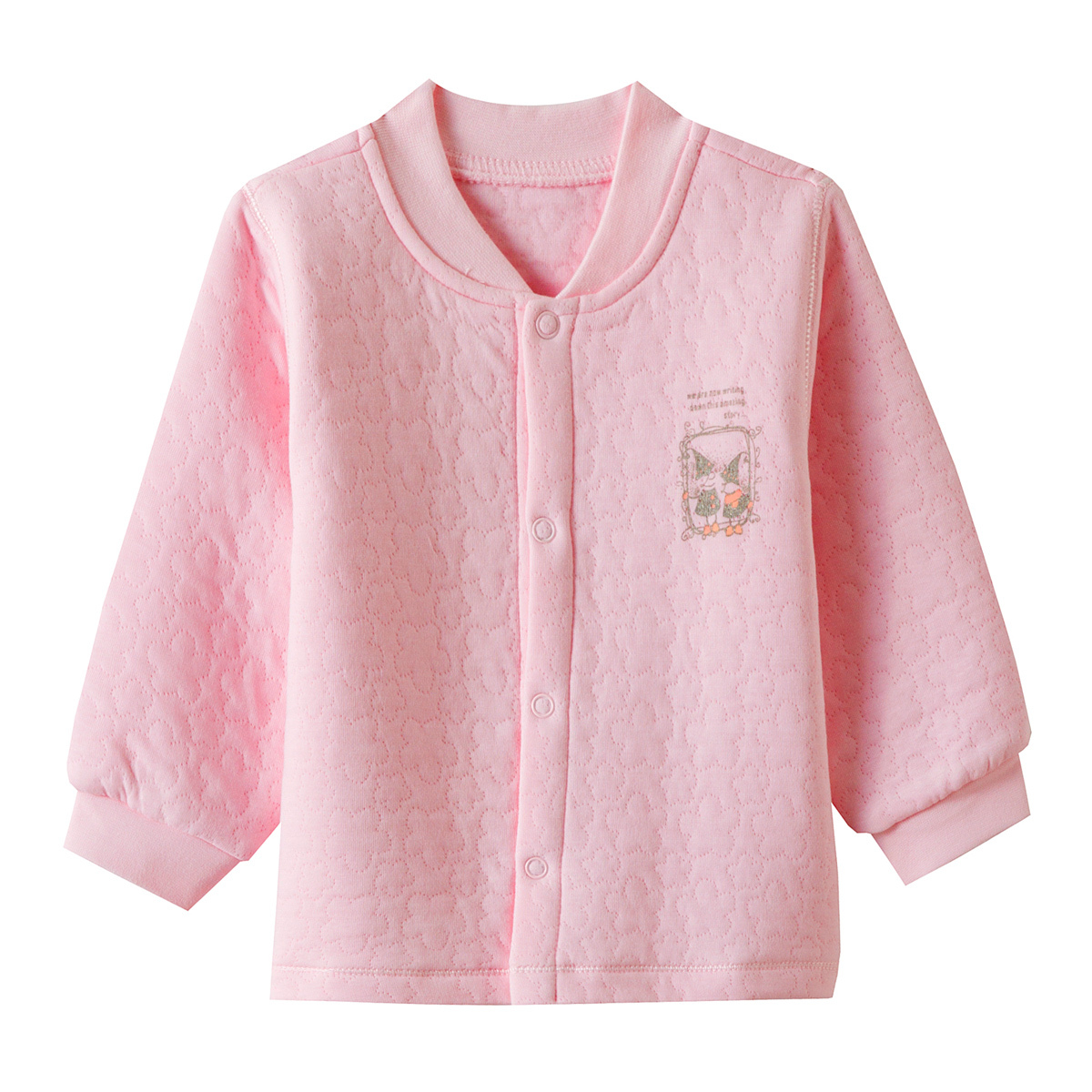 Leather baby underwear baby underwear double-breasted baby clothes enterotoxigenic dricing winter 100% cotton thickening thermal