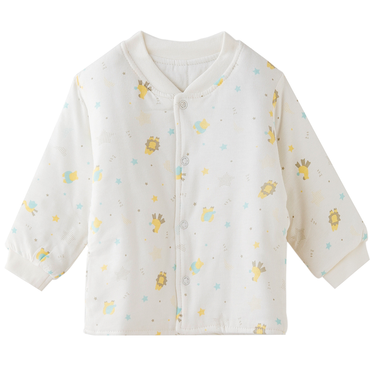 Leather baby underwear winter newborn baby underwear top baby clothes thermal 100% cotton cotton-padded thickening pp