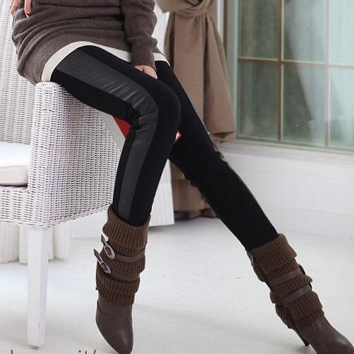 leather pants black leather legging length trousers