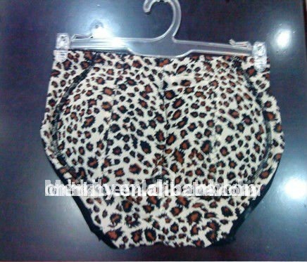 Leopard Seamless Fabric One Piece Hip Enhancing Panty