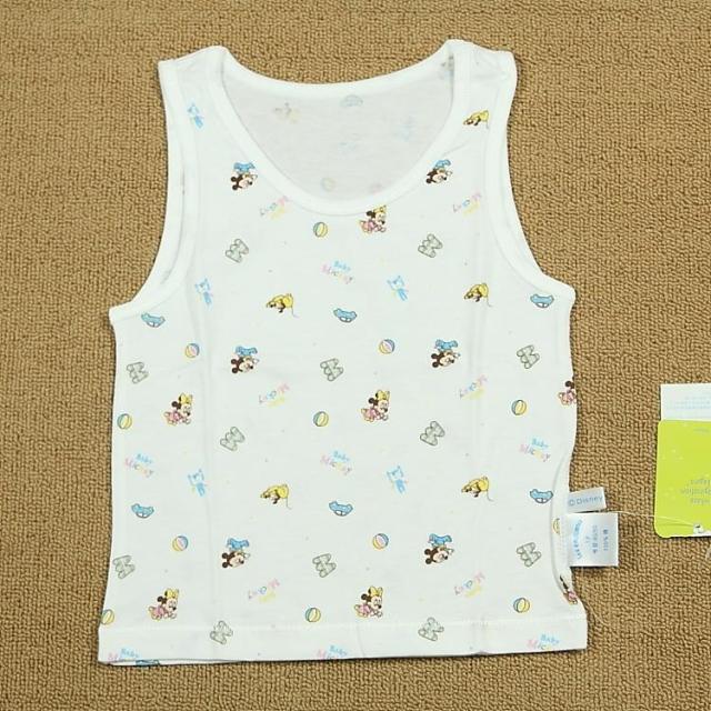 LES ENPHANTS 2012 spring and summer infant padded knitted baby underwear vest