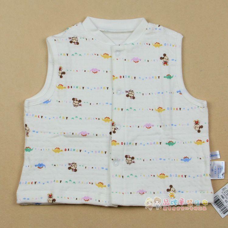 LES ENPHANTS child vest thermal vest male autumn and winter large ploughboys 100% cotton thermal underwear top thickening