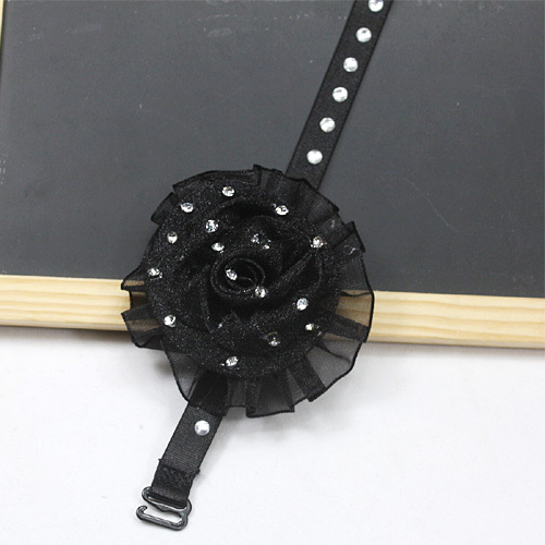 Liangsi gloss rhinestone rose halter-neck underwear belt underwear shoulder strap pectoral girdle