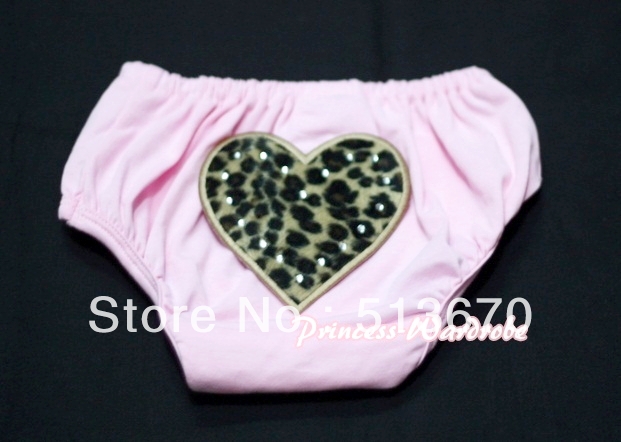 Light Pink Bloomers & Leopard Print Heart MALD21