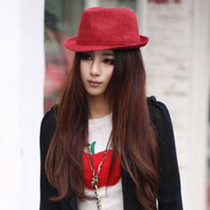 Linen general fashion short brim cap stage fedoras hot-selling small fedoras