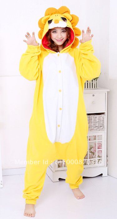 Lion Kigurumi Pajamas Adult Cosplay Sleepwear