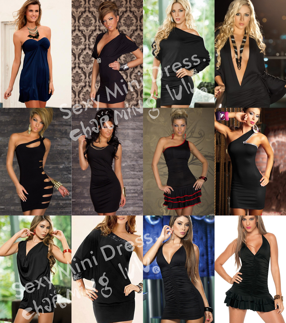 Little Black Dress ( Wholesale Price + Free Shipping!!! ) Guaranteed 100% Quality Sexy Mini dress