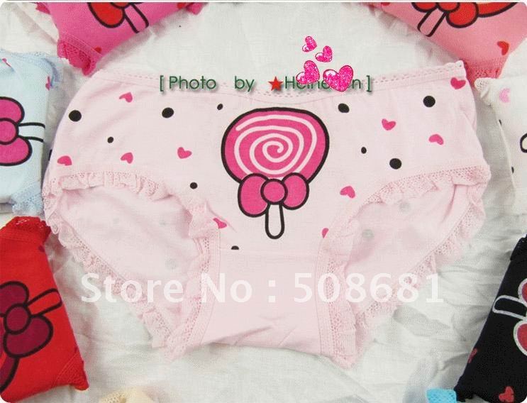 Little lace underwear, cotton cute panties, premium candy shorts,women underwear