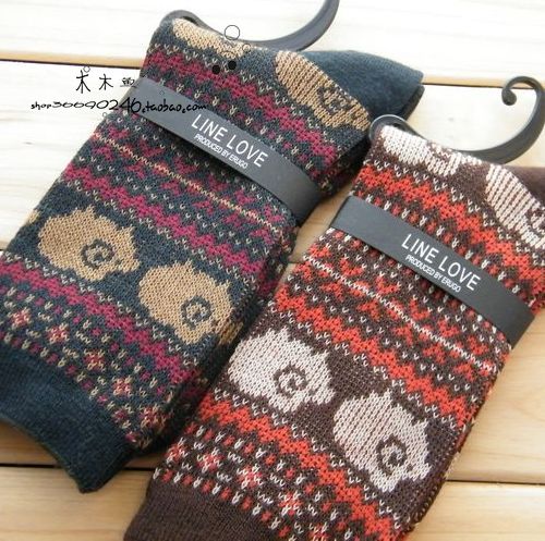 Little sheep ! vintage socks wireless socks female cotton socks 10 double