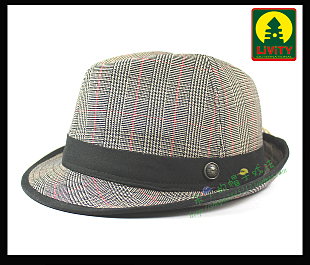 Livity fedoras jazz hat gentleman hat organic cotton iron vintage cap