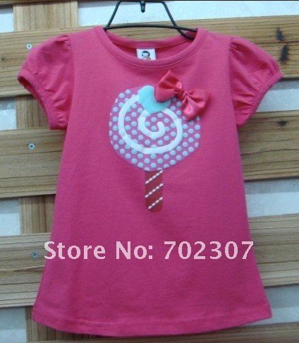 Lollipop sweet baby T-shirt, limited edition  children wear t shirt t shirts Baby fashion Variety with lovely B2W2-8932-3T-shirt