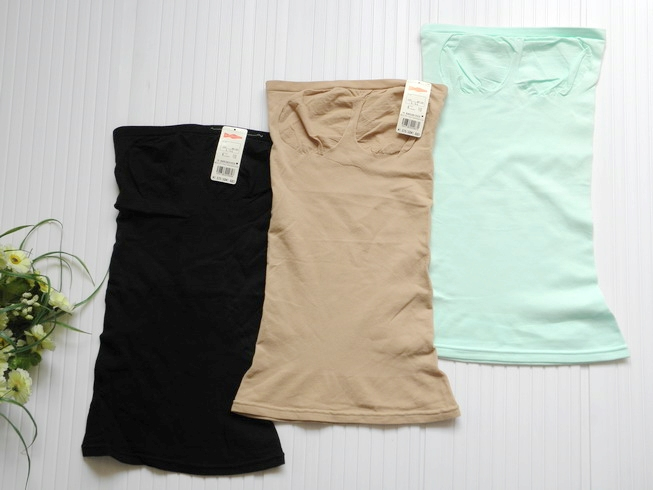 Long design tube top one piece seamless tube top basic