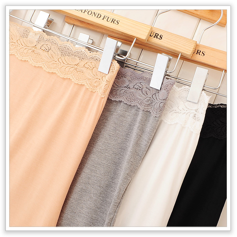 Long gx08 5 fresh of soft and quality lace solid color long design tube top