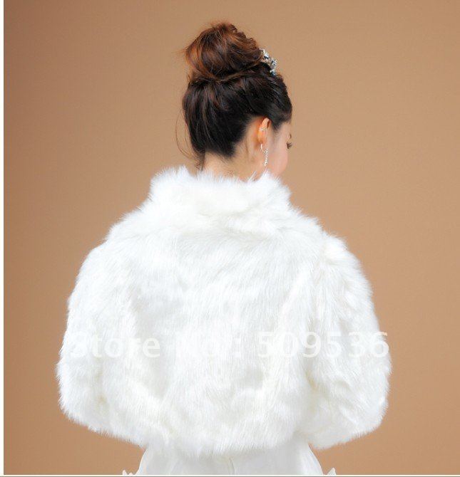 Long sleeve shawl bride shawl wool shawl nuptial dress formal clothes fitting in the winter no longer cold PJ