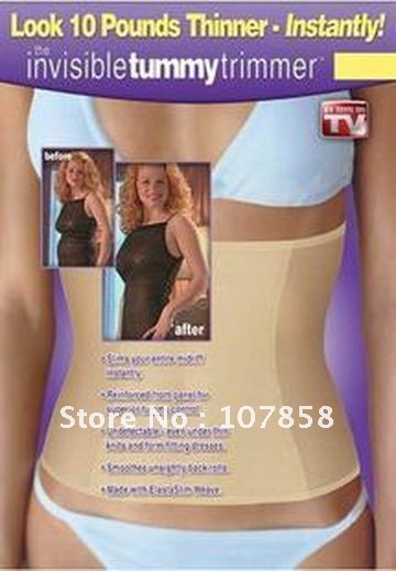 Look 10 pounds thinner instantly the invisible Tummy Trimmer Abdomen belt slimming belt slimming clothing tights