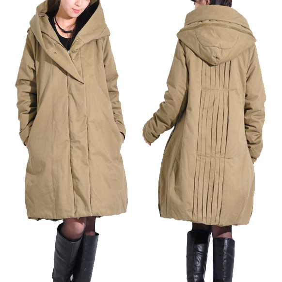 Loose maternity autumn and winter 100% cotton maternity clothing thermal thickening outerwear plus size wadded jacket