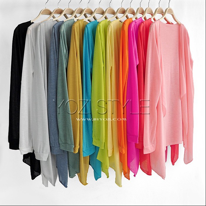 Loose maternity cardigan long-sleeve candy color all-match sun protection clothing sweater thin outerwear air conditioning shirt