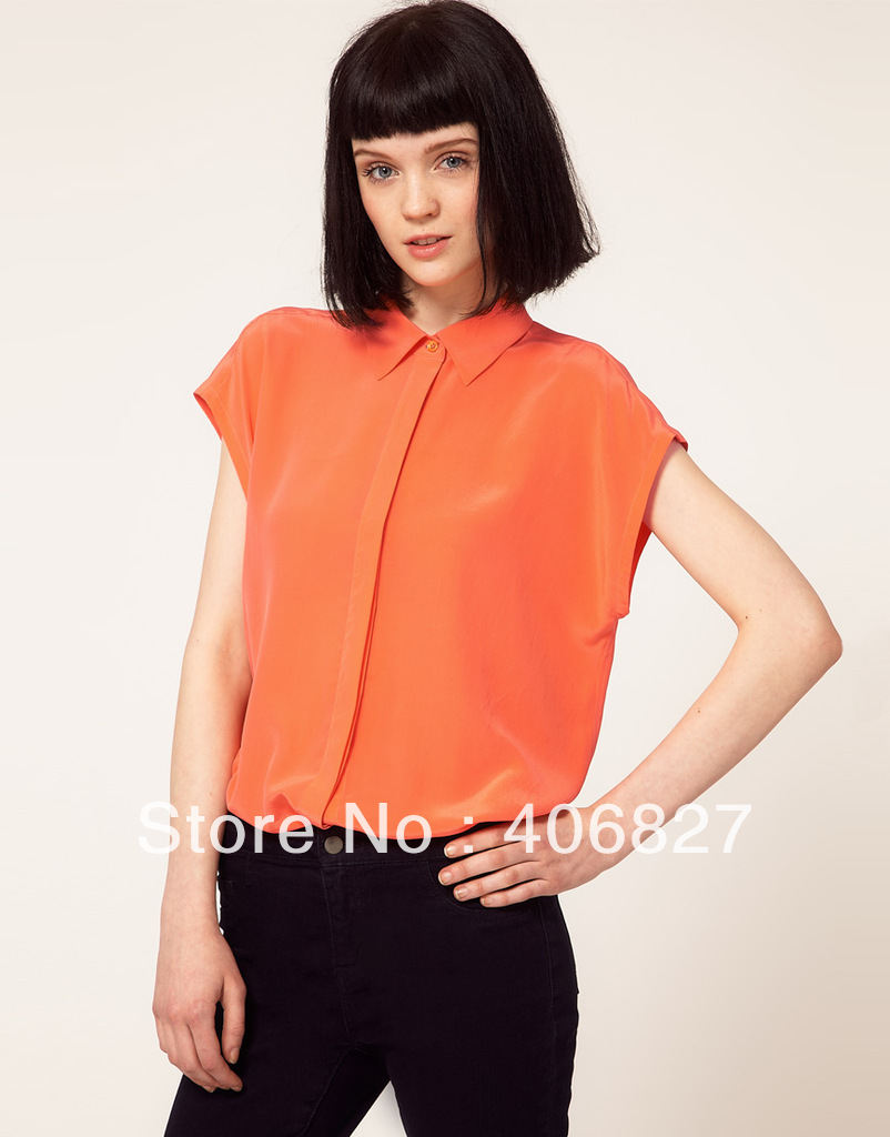 loose shirt 2013 new chiffon cardigan European and American ladies sleeveless blouses 710a001 Plus Szie