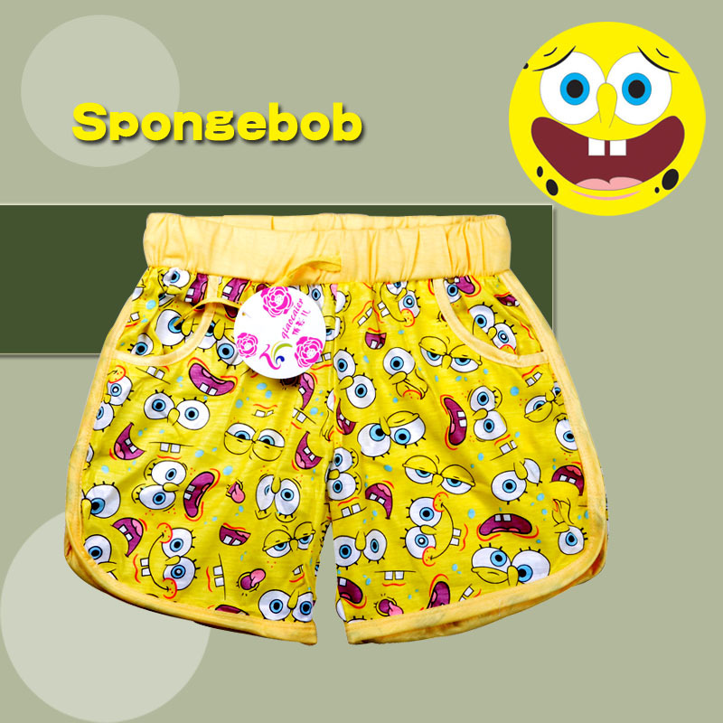 Lounge pants shorts pajama pants cartoon beach pants Women