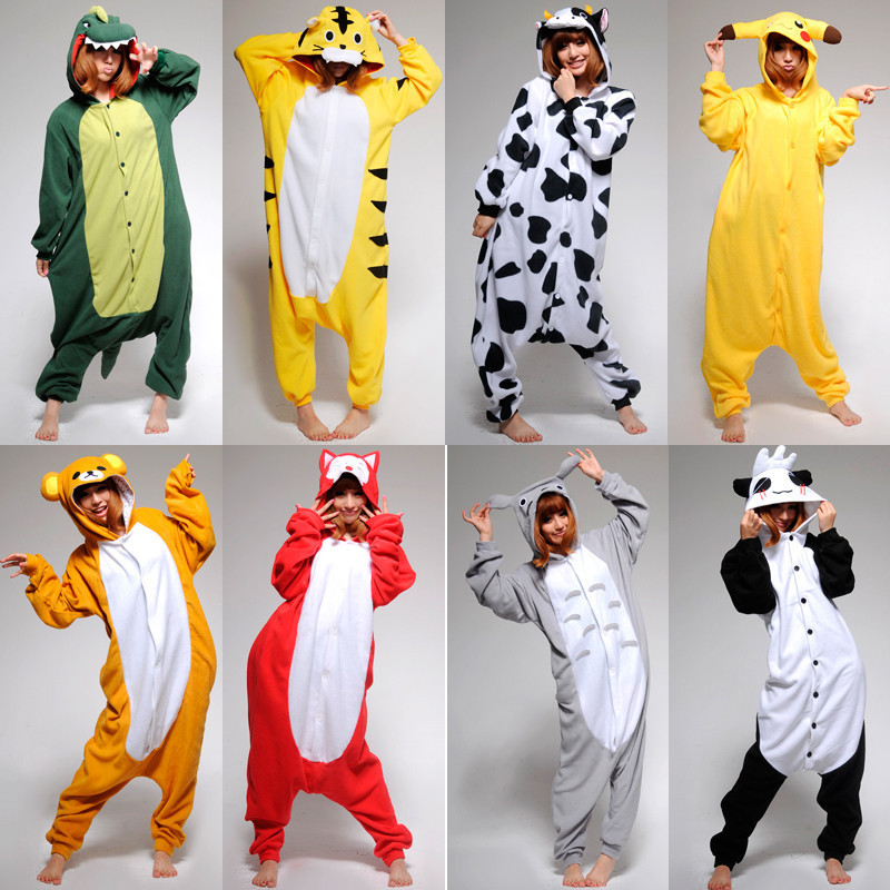 LOVE DORAEMON totoro cow cartoon animal one piece sleepwear lounge lovers coral fleece