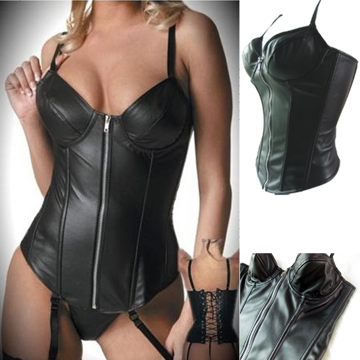 LOVE Fashion leather royal body shaping underwear beauty care shapewear slimming vest tiebelt bra abdomen drawing belt