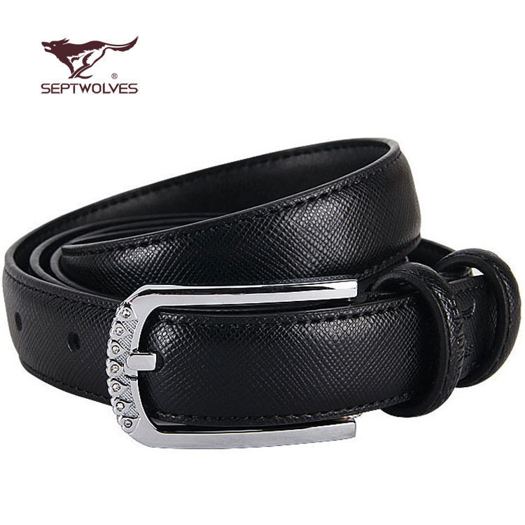 LOVE SEPTWOLVES women's strap genuine leather female pin buckle belt ha227037000
