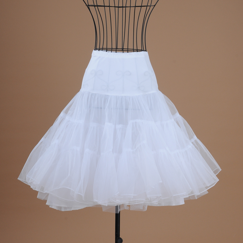 Love small puff skirt short skirt boneless slip ballet skirt short design wedding dress professional panniers