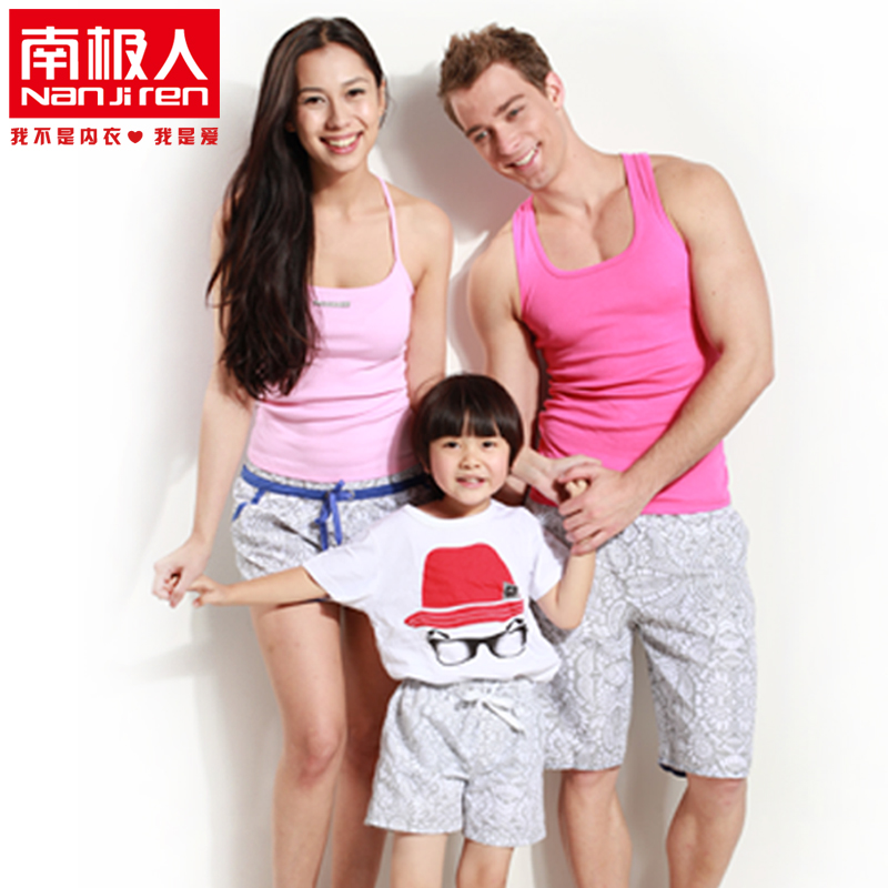 Lovers beach pants summer fashionable men and women casual shorts family fashion plus size available