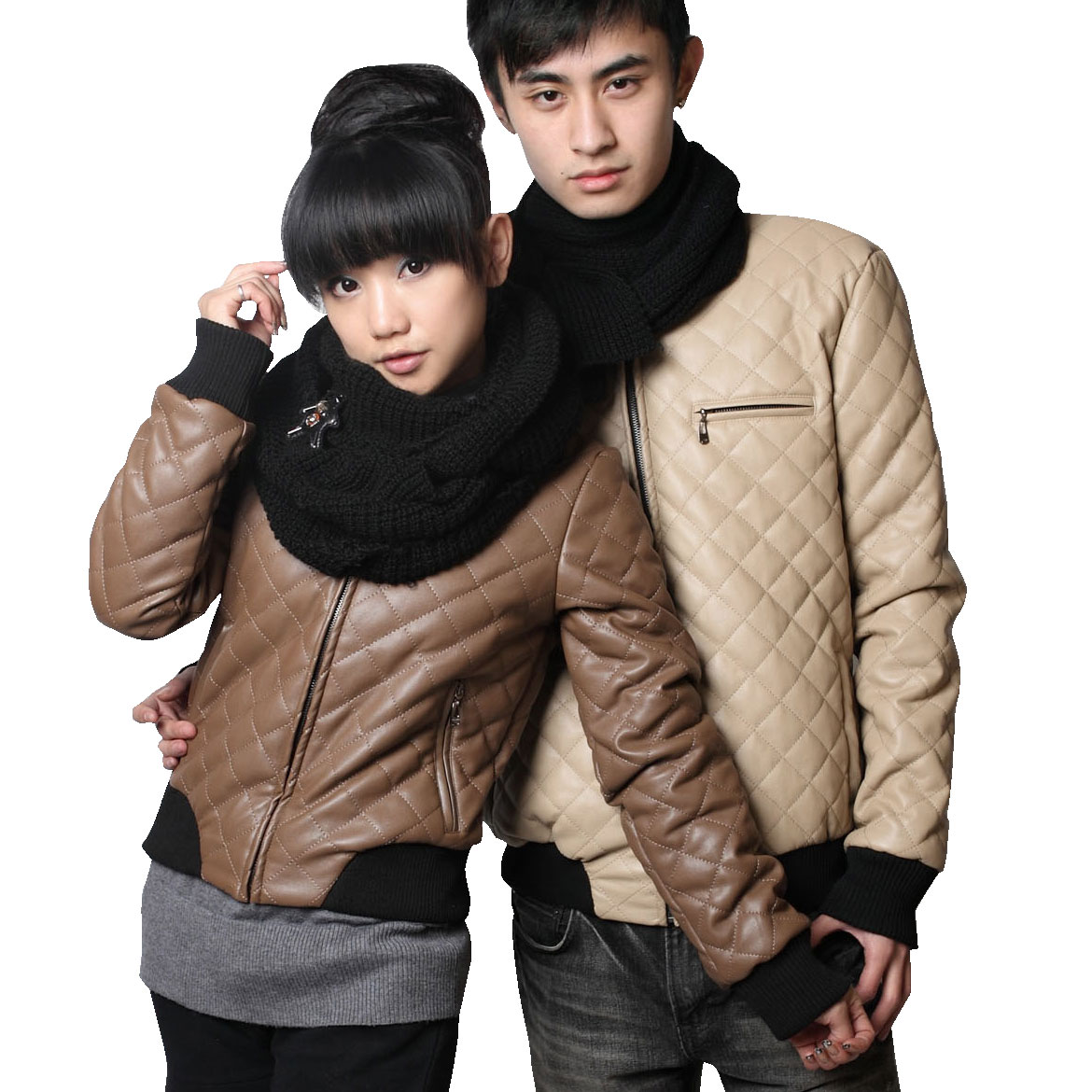 Lovers cotton-padded jacket autumn and winter lovers winter wadded jacket thickening outerwear