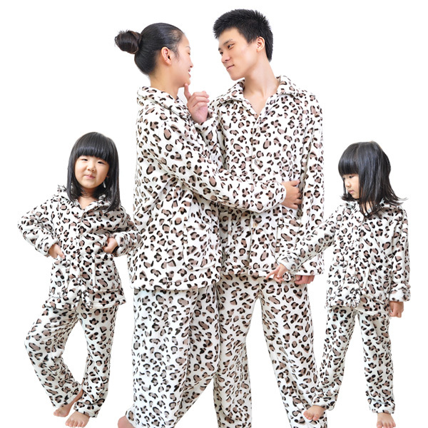Lovers sleepwear robe child set thickening flannel family fashion male bathrobe coral fleece
