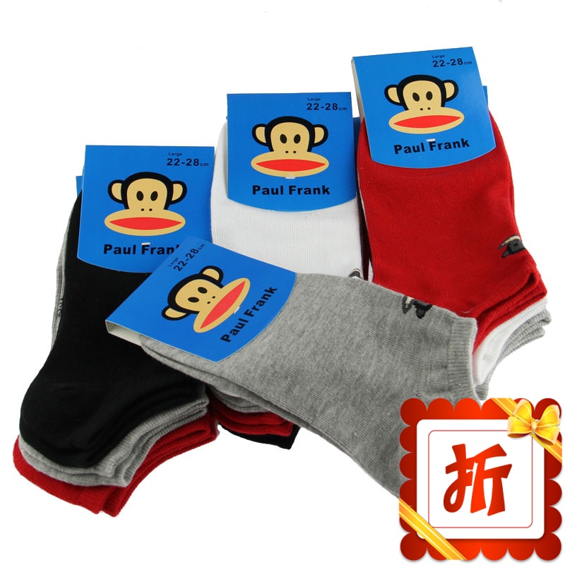 Lovers sock slippers shallow mouth fashion all-match casual set socks 100% cotton men and women socks