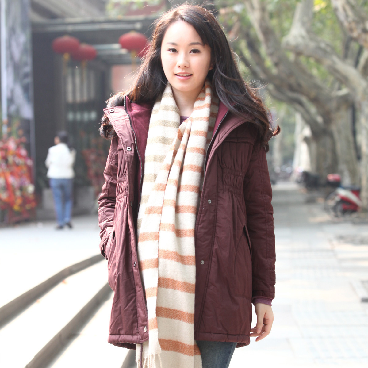 Lovesmama 100% cotton maternity wadded jacket thickening thermal maternity clothing winter outerwear 96509