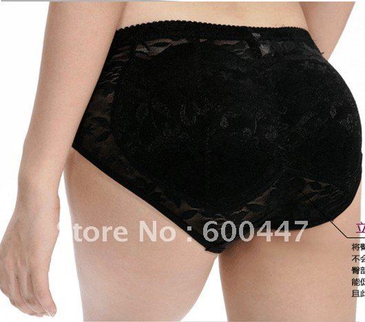 Low waist lace Buttock Pad Shorts Soft Sponge To Raise The Buttocks Women Panties Hold Buttock Shape  Body Shaping 50pcs/lot