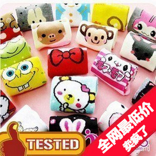 Lowest price!! Cartoon women socks,cute gir socks.free shipping!
