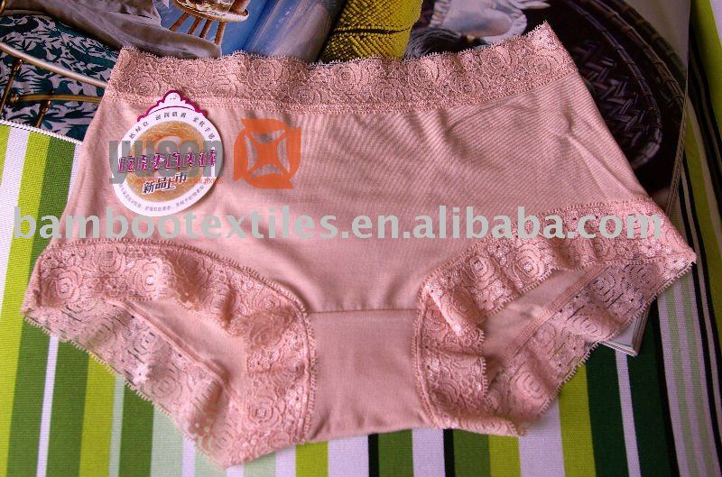 LUB 10 - Lace Trim Extra Soft Underwear Brief for Ladies
