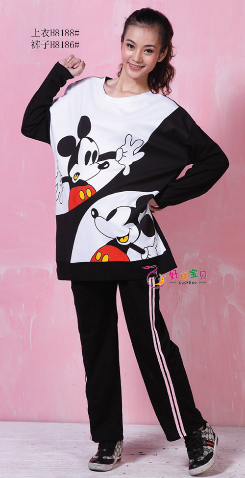 LUCKBAO maternity clothing cotton print casual maternity top maternity shirt h8188