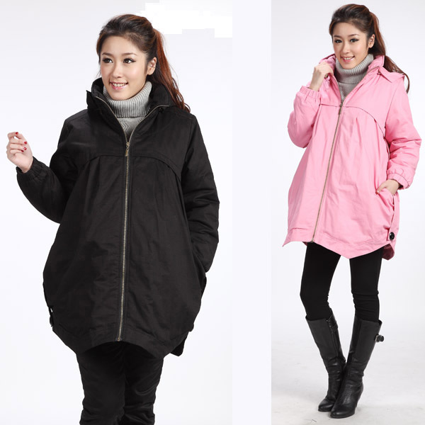 Lucky autumn and winter maternity clothing casual outerwear cotton-padded maternity cotton-padded jacket maternity overcoat