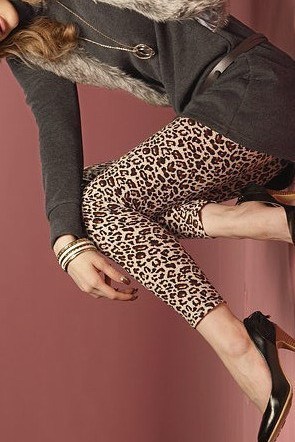 LuLu 7 leopard print socks legging fashion lc7827-2