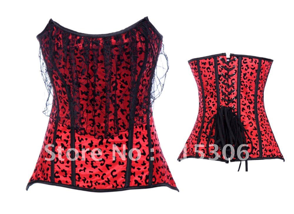 luxurious Beautiful Women shaper Corset Sexy Lingerie Retail red