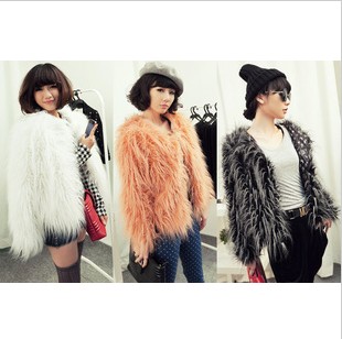 Luxury anti season fur coat