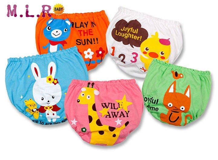 M.L.R Girls childrens underwears fit 2-5yrs babys underwears 100cotton free shipping 4518