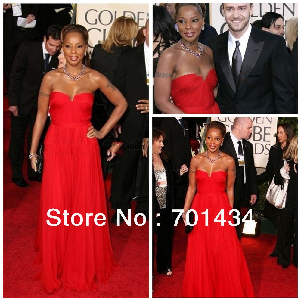 M324  2013 New style sweetheart slight chiffon red custom size made fast delivery evening celebrity dresses
