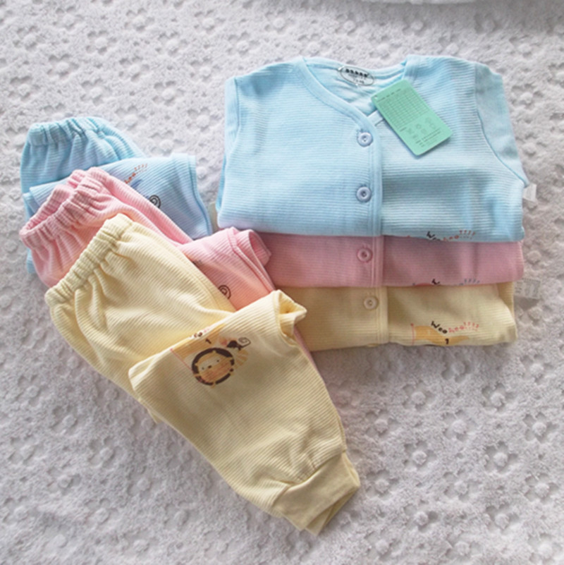 Magicaf beetle infant thermal underwear set long johns 100% cotton underwear twinset