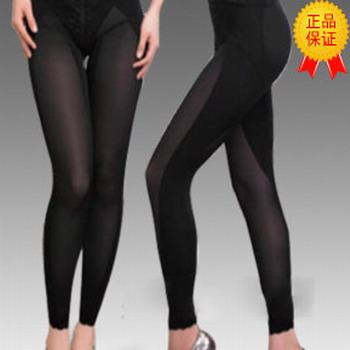 Magnetic long pants black ts-g09 butt-lifting