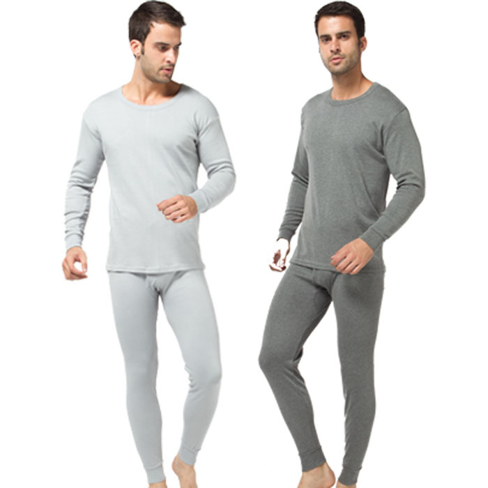 Male 100% cotton underwear set thermal underwear set men's combed cotton long johns long johns vigogne set free shipping