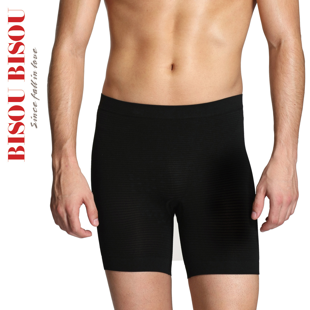 Male body shaping pants thin waist abdomen drawing male butt-lifting stovepipe corset pants breathable shorts body shaping