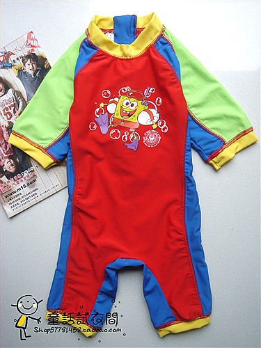 Male child sun protection swimwear submersible surfing suit sunscreen 50 1