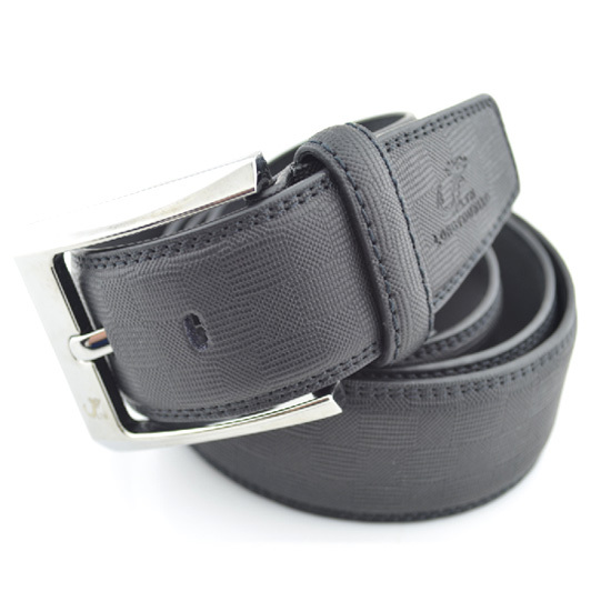 Male pin buckle strap genuine leather plaid print male fashion belt l0885