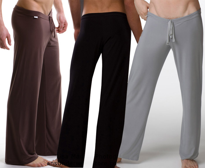Male sports pants cool casual trousers lounge pants nylon viscose pajama pants male underwear