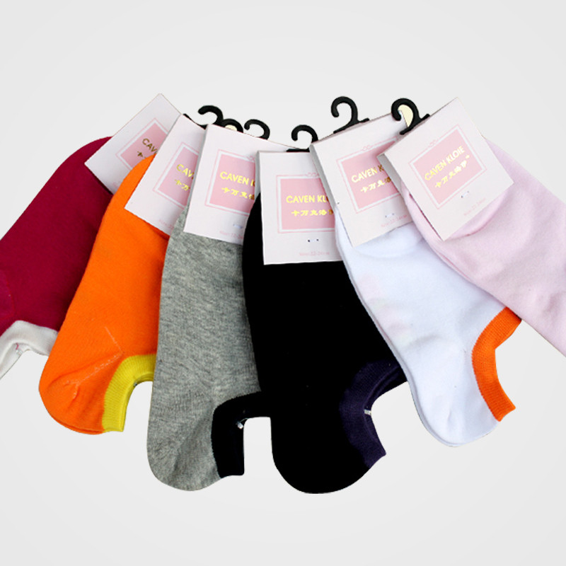 Male sports sock female invisible sock slippers casual candy 100% cotton lovers socks 9016